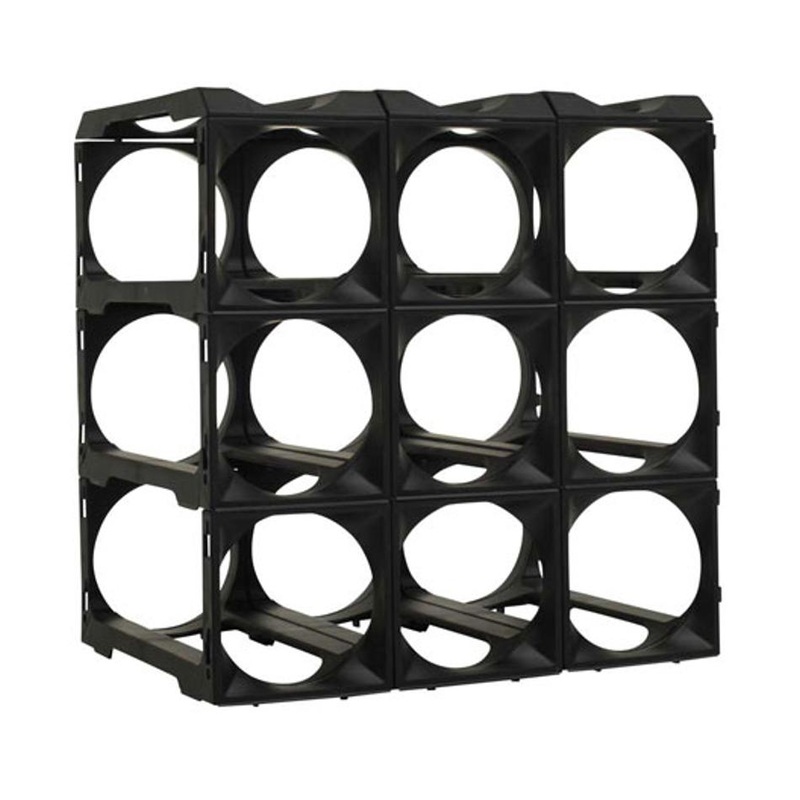 Winex Stakrax Wine Storage 12 Bottle Kit Black SX4012