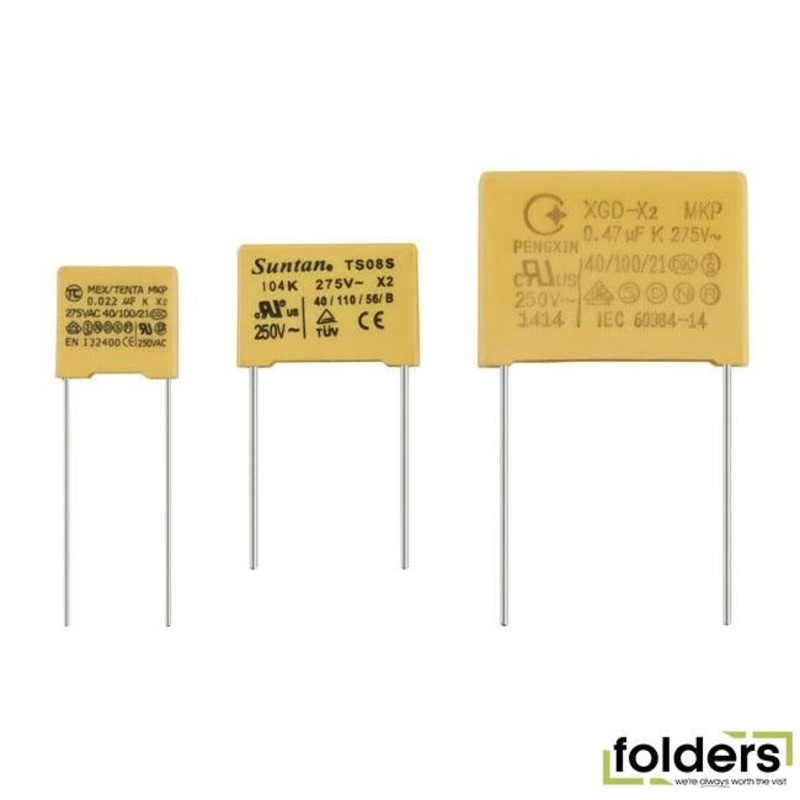 100nf 250vac metallised polypropylene x2 capacitor