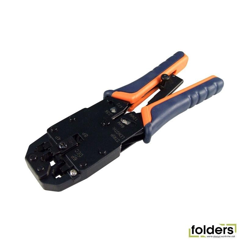 HANLONG RJ45/RJ12/RJ11R RJ14/DEC Modular Crimping Tool.