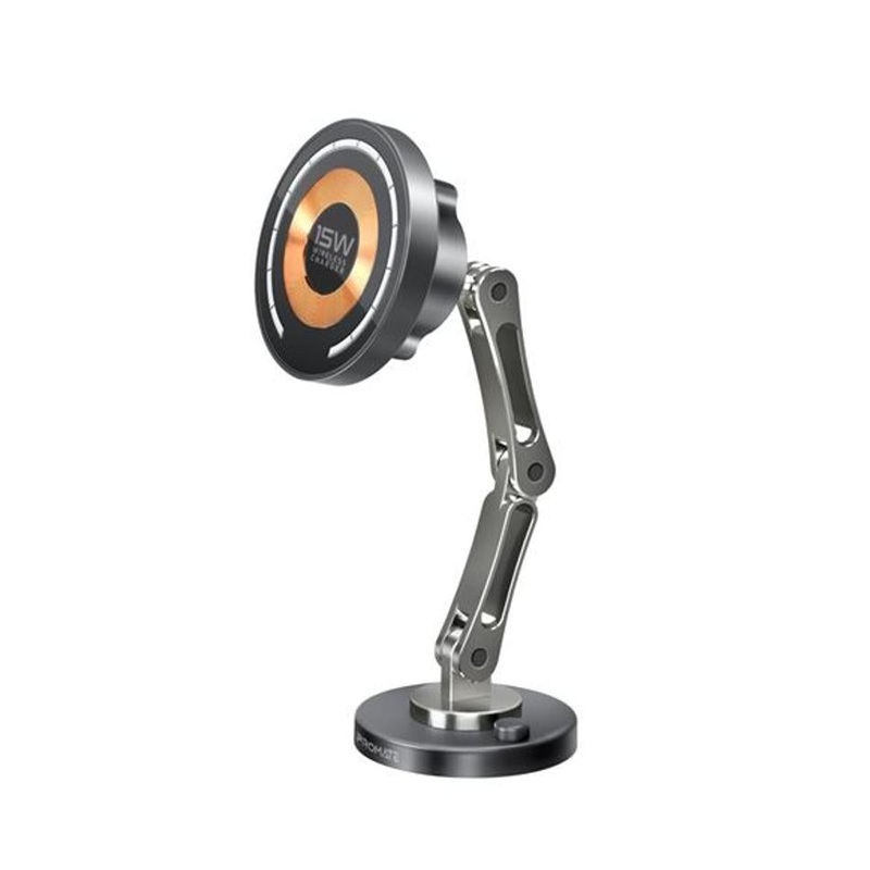 Promate Securegrip 360 Cradleless 15W Qi Magnetic Wireless In-Car