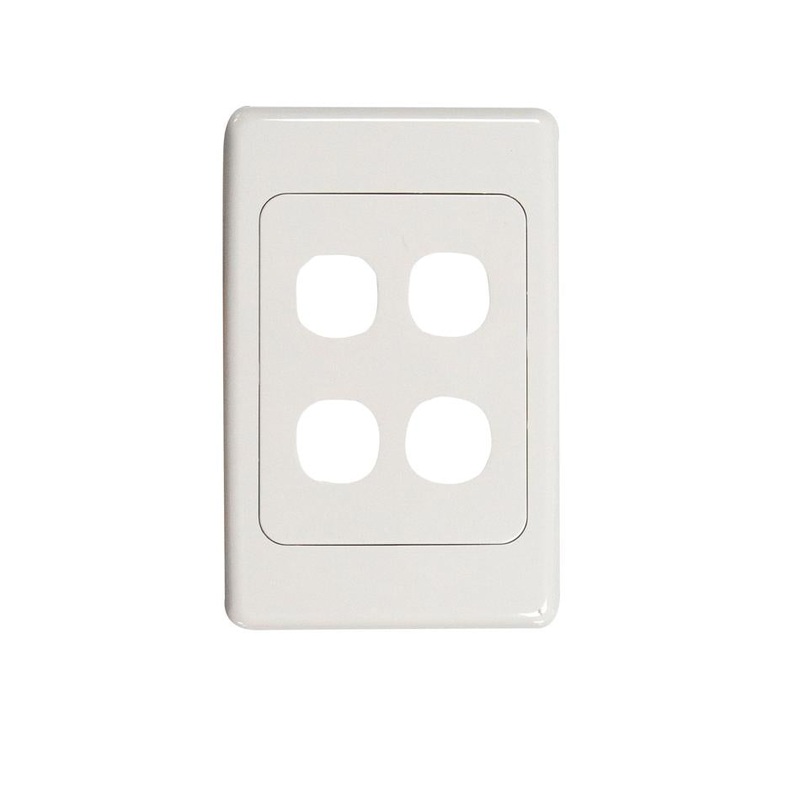 Amdex Four Port Rj45 Face Plates Amdex Style. FP-4PV2