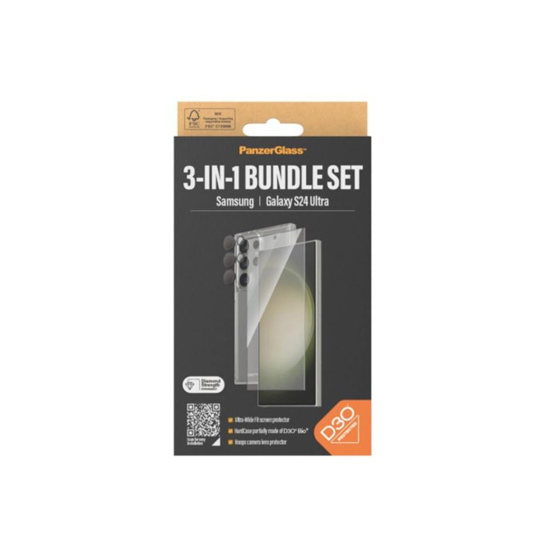 PanzerGlass 3 in 1 Bundle Samsung GS24 B1213+7350