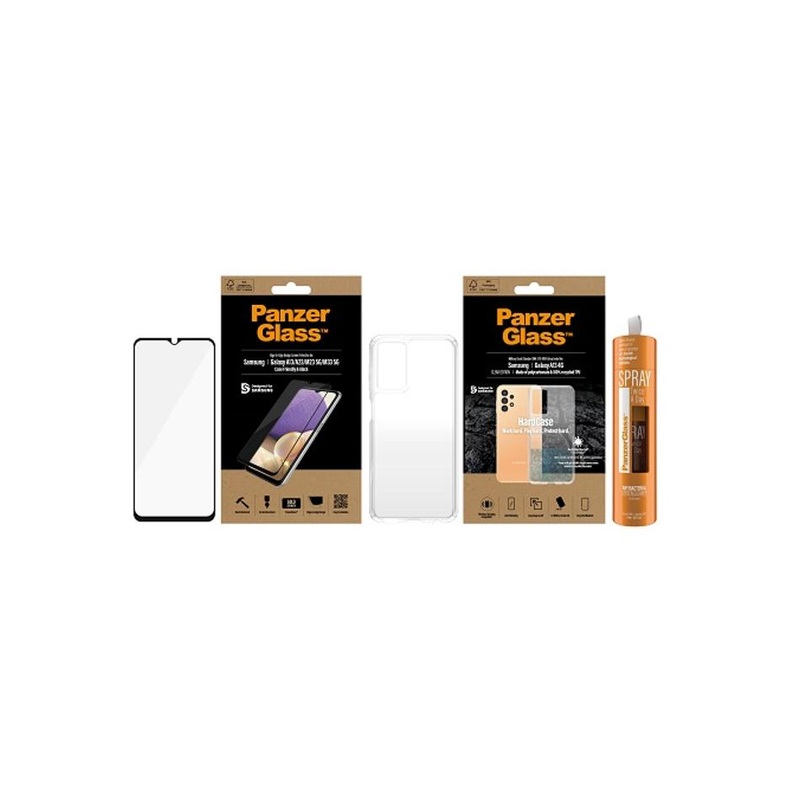 PanzerGlass Bundle Samsung Pack A13 4GBlack B0387+7306