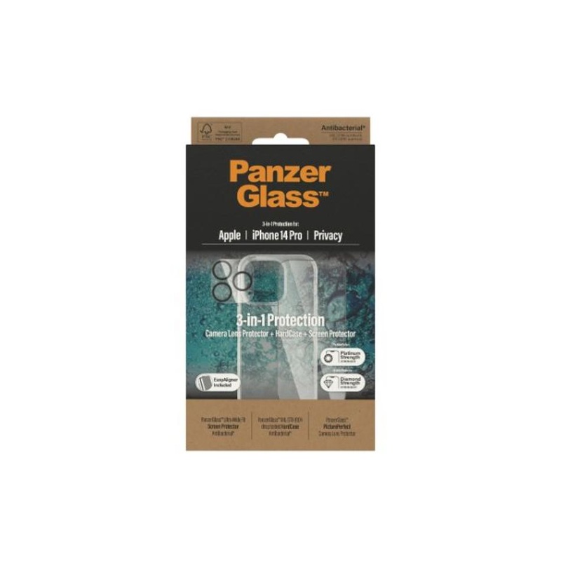 PanzerGlass Privacy Protection Pack iPhone 14 Pro B0402+P2784