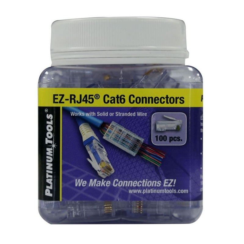 Platinum Tools Cat6 Ez-Rj45 Plug 202010J