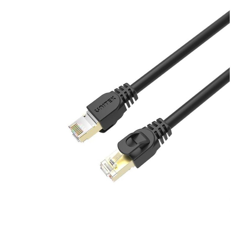 Unitek 15M Cat7 Black Sstp 26Awg Patch Lead In Pvc Jacket. C1814EBK-15