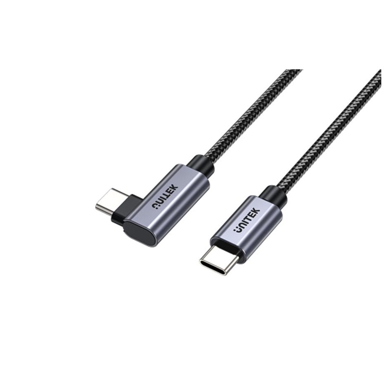 Unitek 1M Usb-C To Right Angled 90 Degree Usb-C Connector. C14123BK-1M