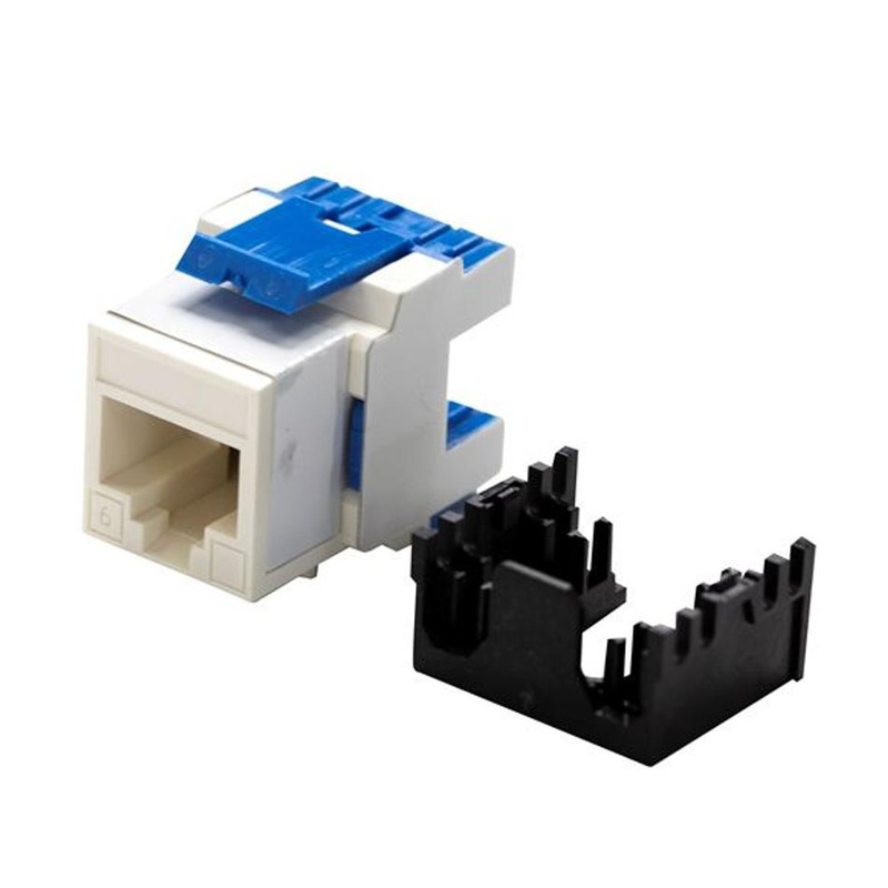 Dynamix Cat6 180 Unshielded Keystone Jack FP-C6-180WH
