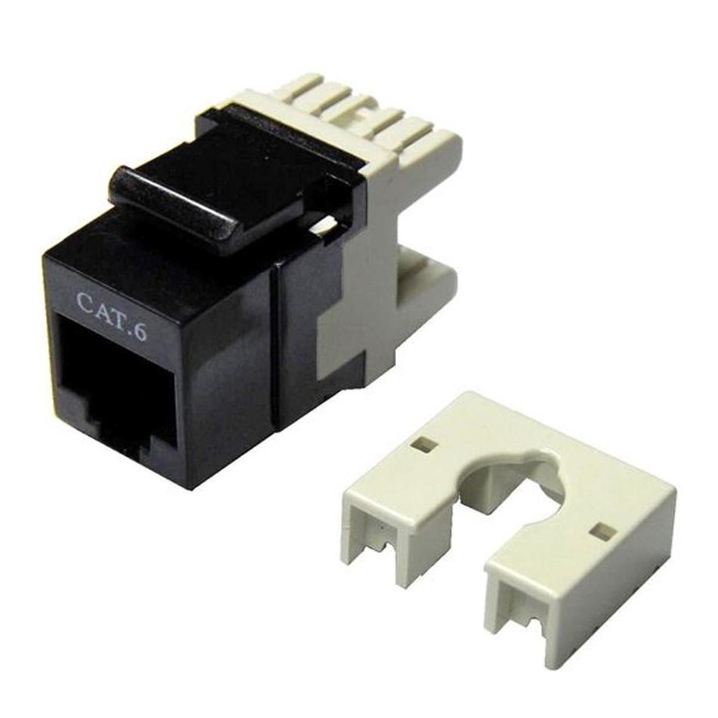 Dynamix Cat6 Keystone Rj45 Jack For 110 Face Plate FP-C6-008
