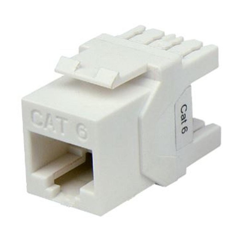 Dynamix Cat6 Utp Keystone Rj45 Jack For 110 Face Plate FP-C6-007V2