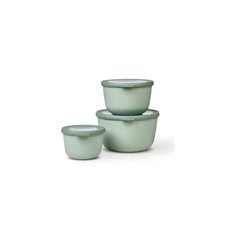 Mepal Cirqula Round 3-Piece Large Set Nordic Sage 106231094700M
