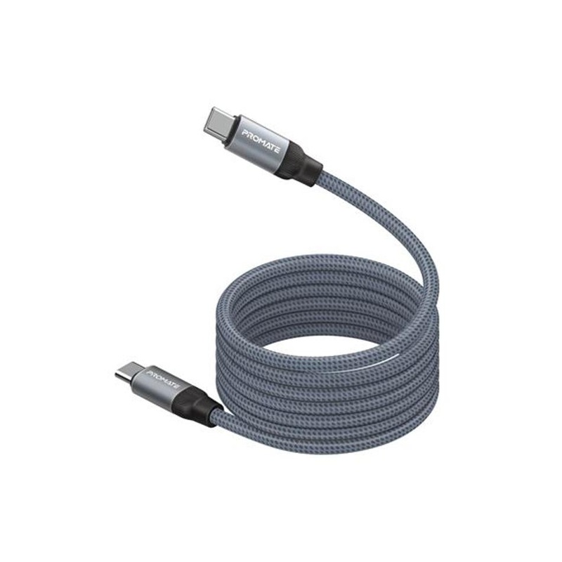 Promate 1.2M Usb-C To Usb-C Cable SPRINGY.GRY