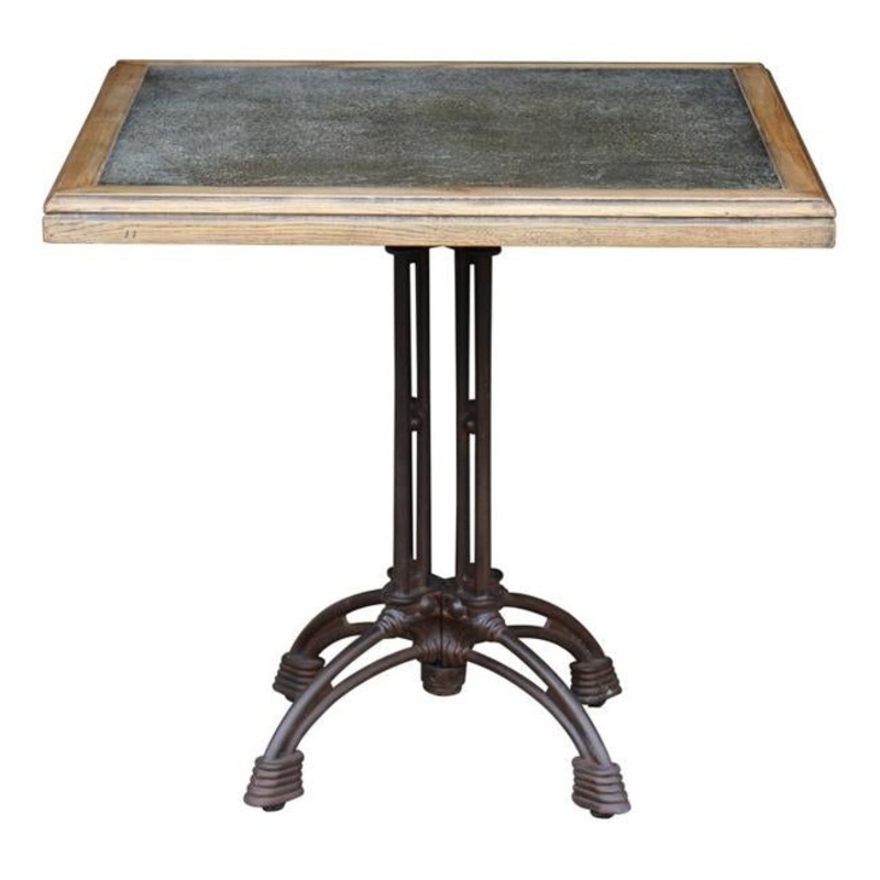 Rembrandt Antique Zinc Style Cafe Table CF8104