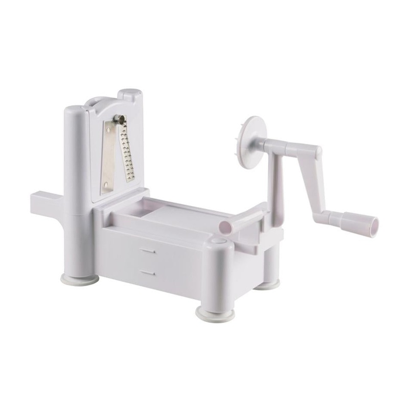 Avanti Spiretti Fruit And Vegetable Slicer With 3 Blades - White