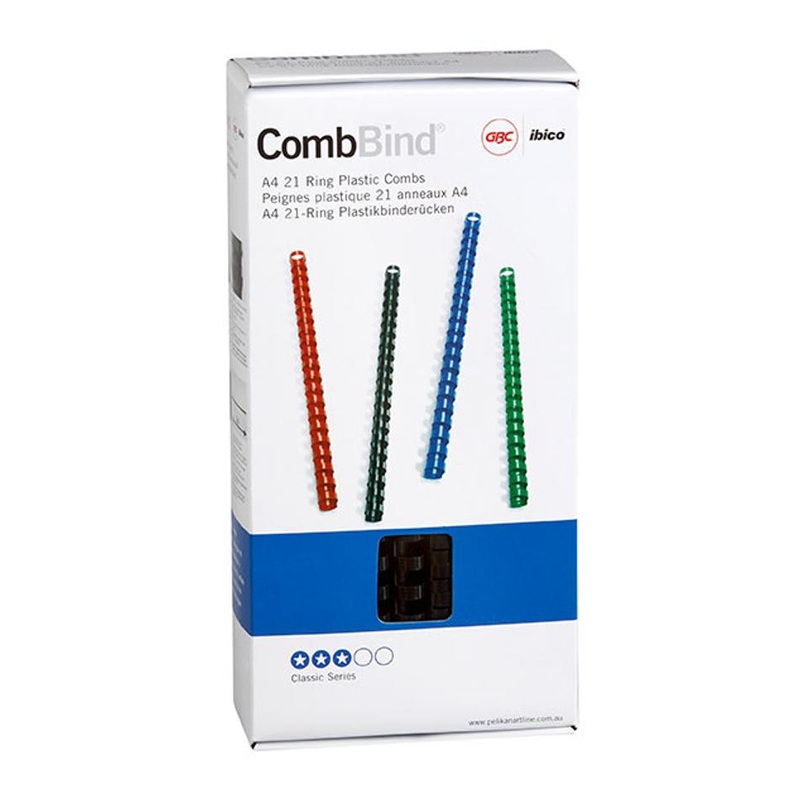 Gbc Binding Comb 14Mm Black Pk100 BEP14BK100