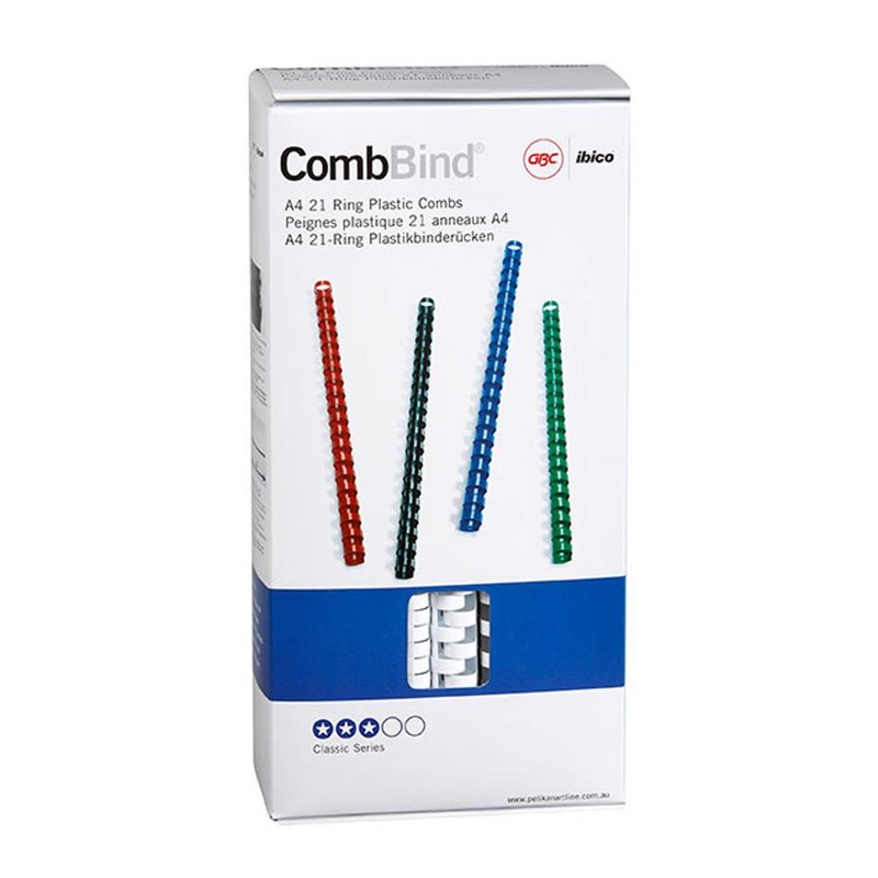Gbc Binding Comb 14Mm White Pk100 BEP14W100