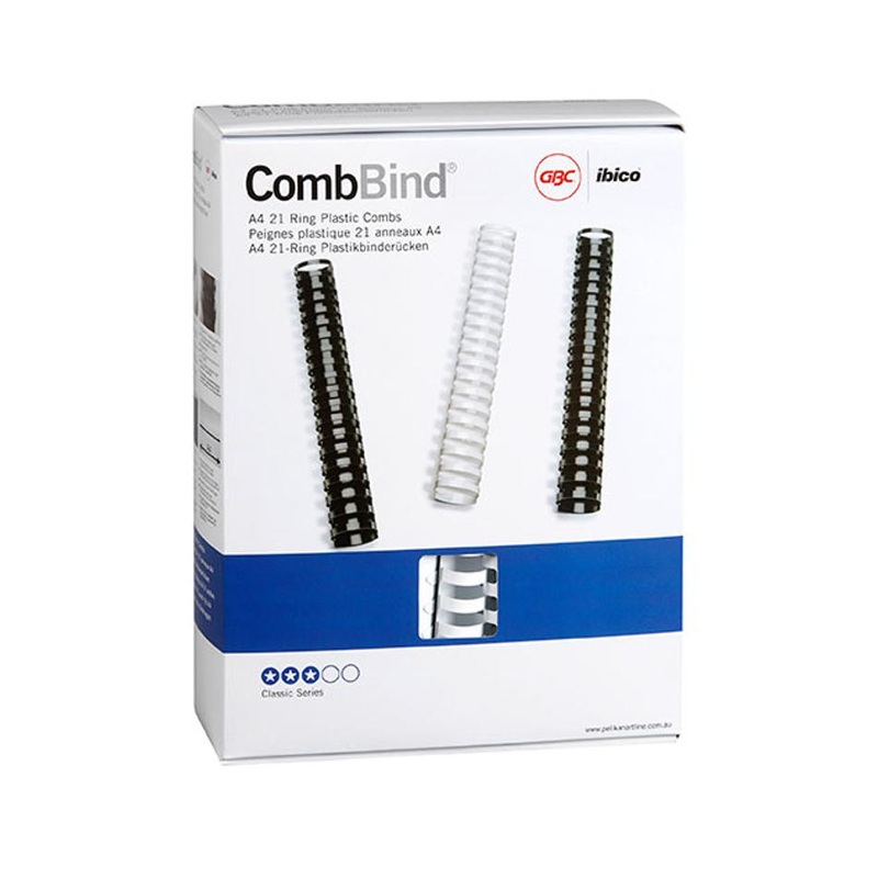 Gbc Binding Comb 32Mm White Pk50 BEP32W50