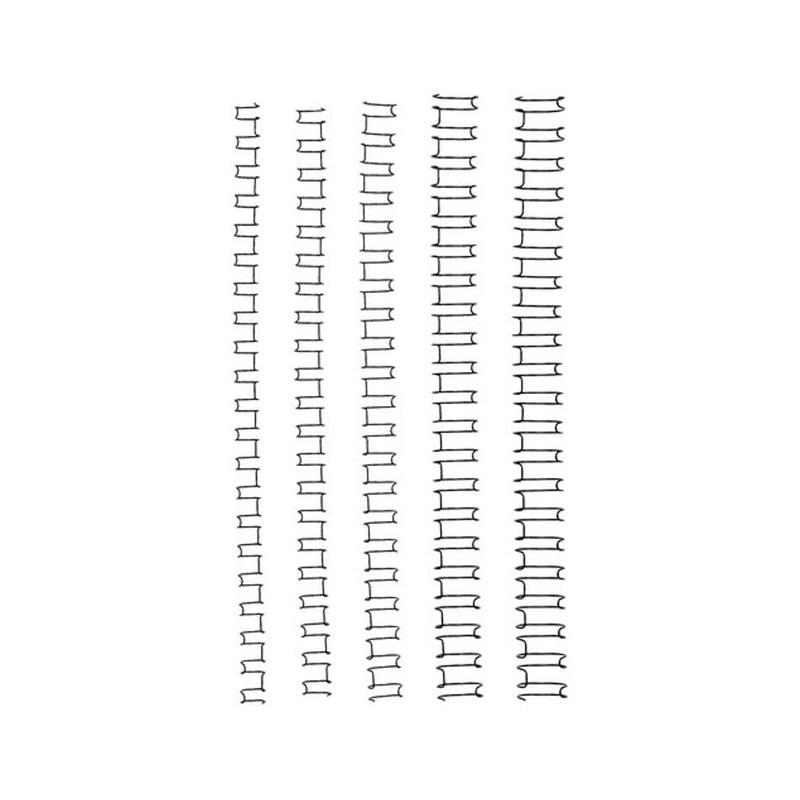 Gbc Binding Wire 21 Loop 10Mm Black Pk100 BE21W10BK100