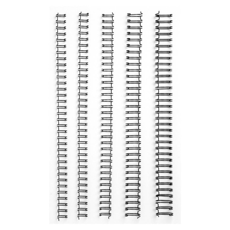 Gbc Binding Wire 34 Loop 6Mm Black Pk100 BE34W6BK100