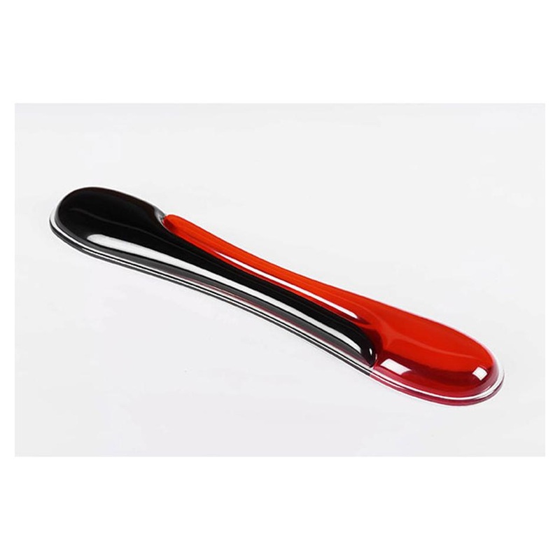 Kensington Gel Series Wrist Rest For Keyboards- Red/Black 62398