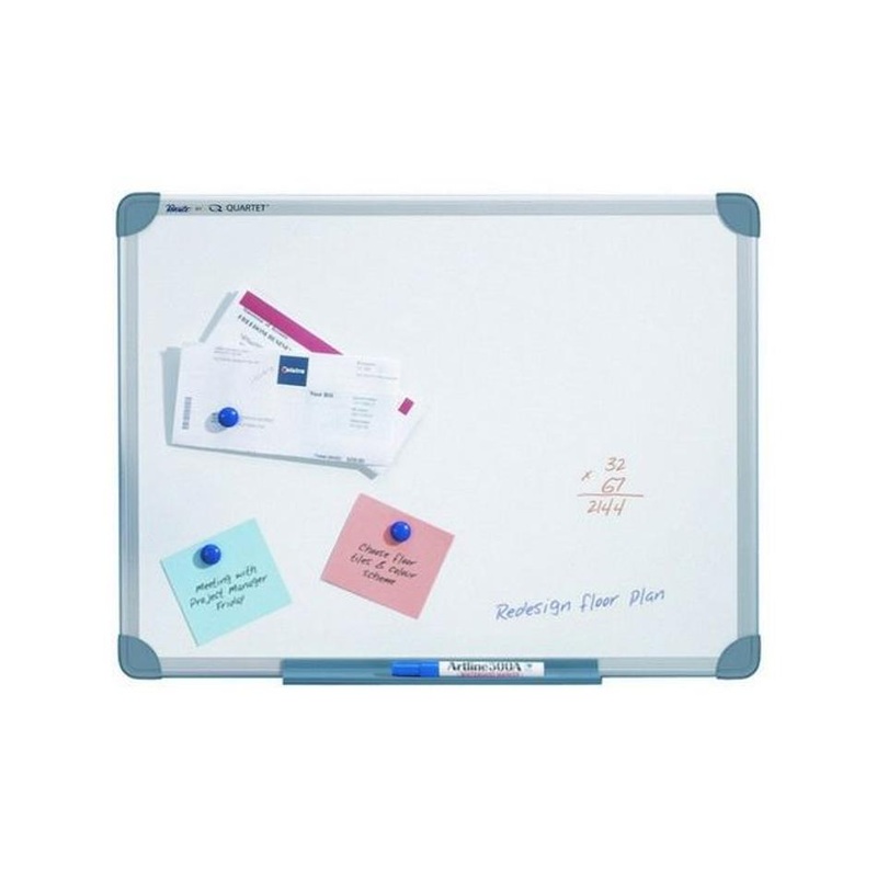 Quartet Whiteboard Commercial Magnetic 450X600Mm QTMG0456R