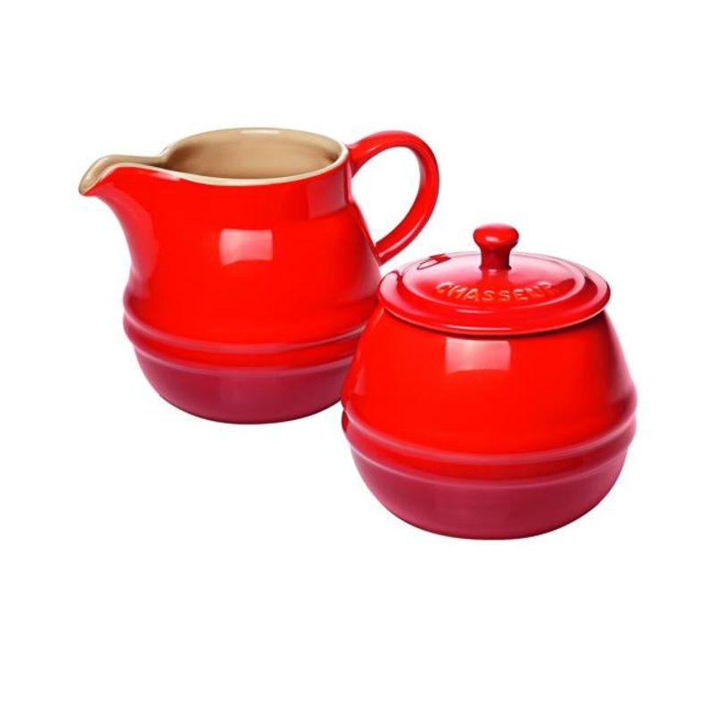 Chasseur La Cuisson Sugar+Creamer Red