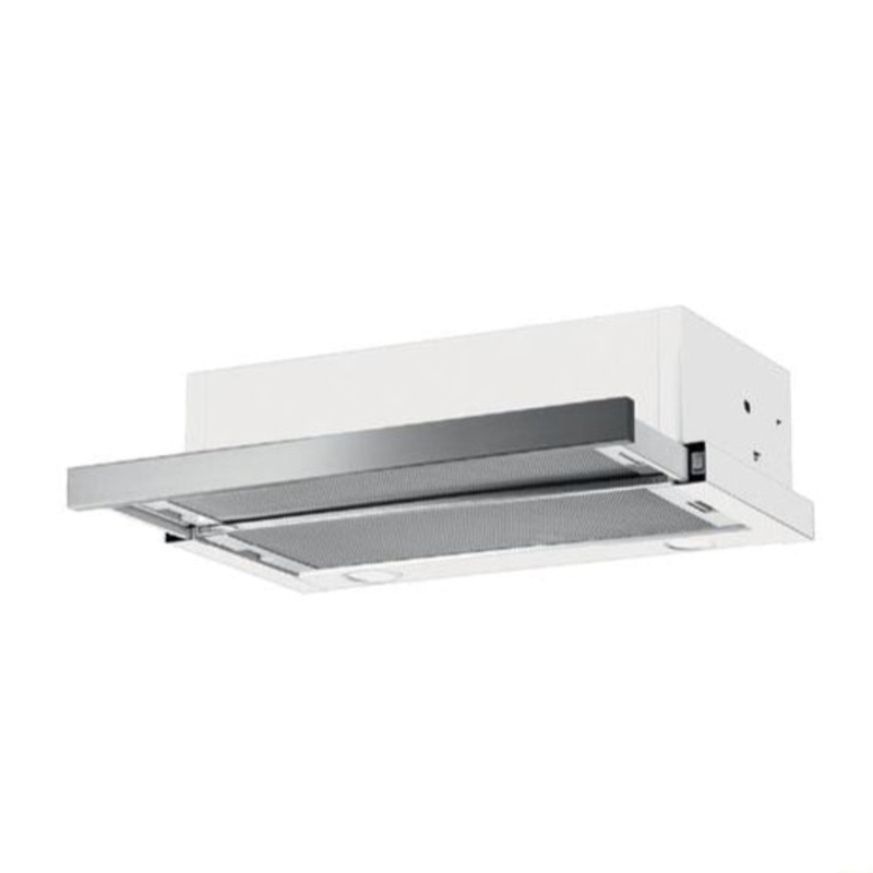 Fisher & Paykel 60cm White Telescopic Canopy Rangehood HS60XW4