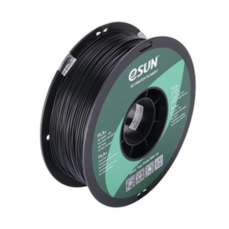 1.75Mm Black Esun Pla+ Filament 1Kg Roll TL4454