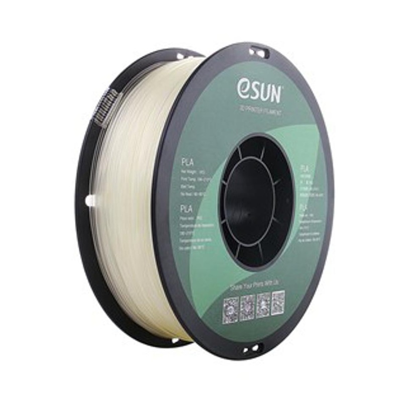 1.75Mm Clear Esun Pla+ Filament 1Kg Roll TL4481