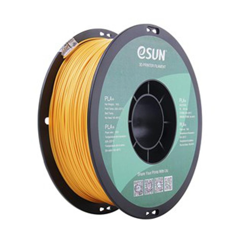1.75Mm Gold Esun Pla+ Filament 1Kg Roll TL4464