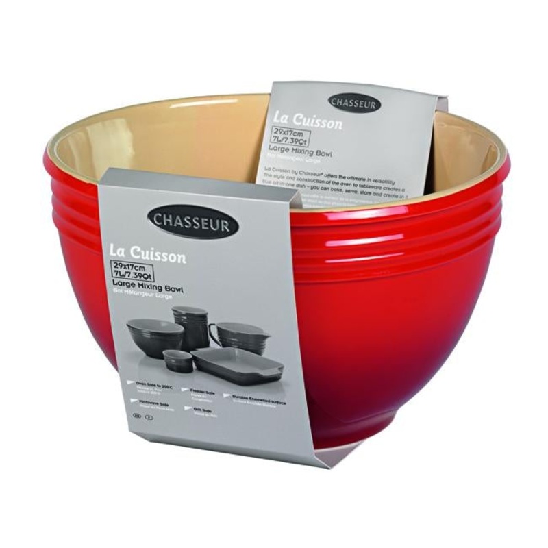 Chasseur Large Mixing Bowl 29 x 17cm/7 Litre