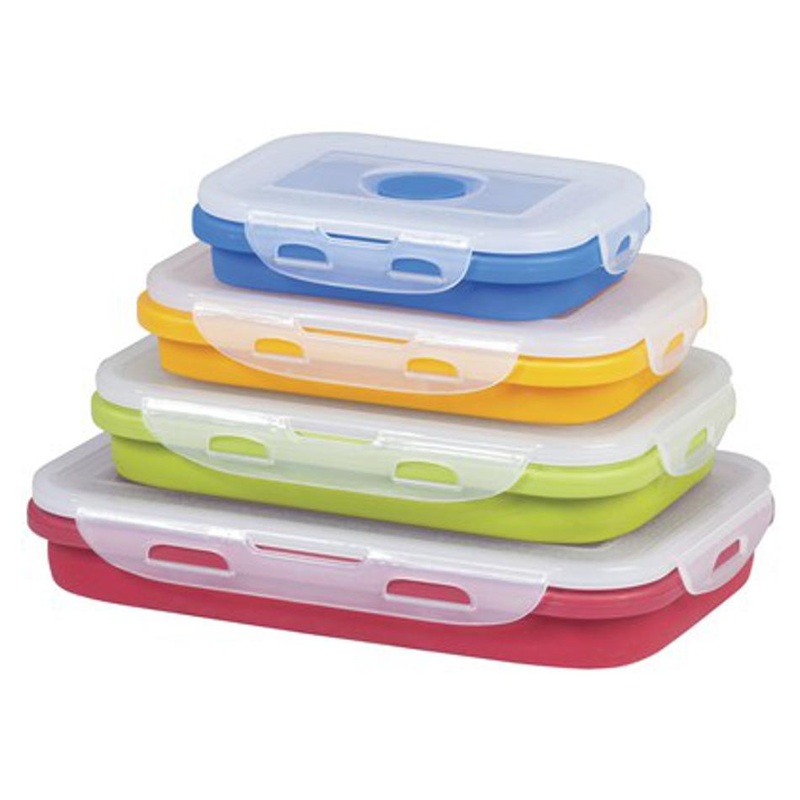 4 Pack Collapsible Container Set 400Ml-1300Ml TAE436