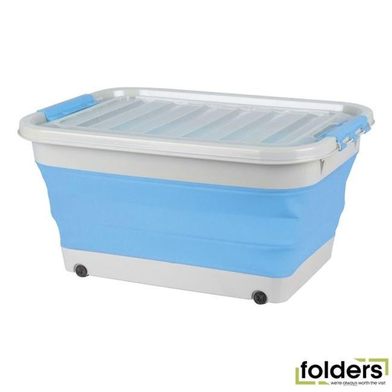 45l collapsible storage tub and lid