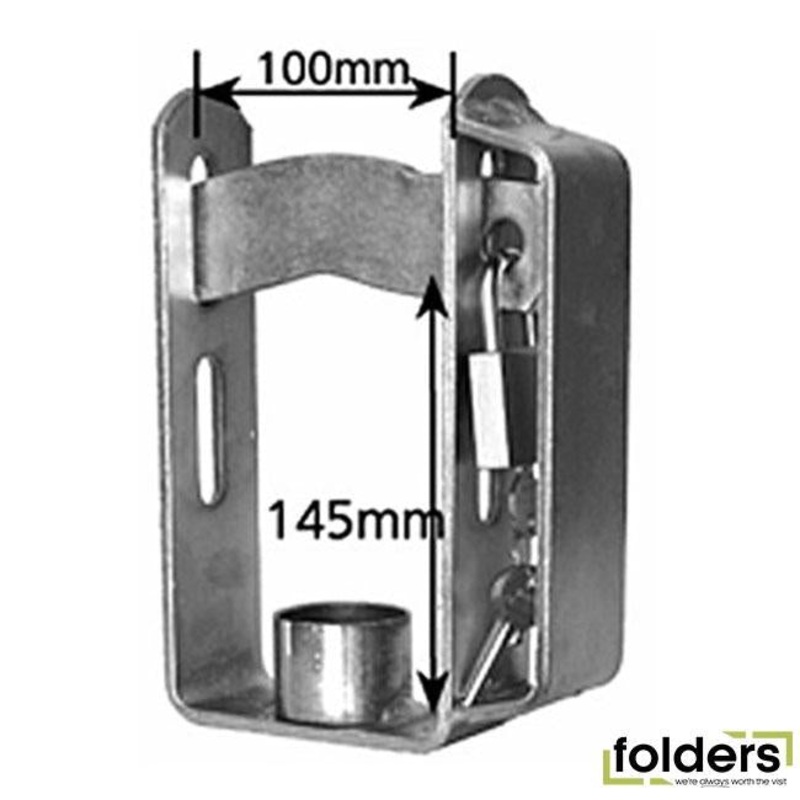 Coupling & anti-theft lock - regular unit extra features. includes padlock