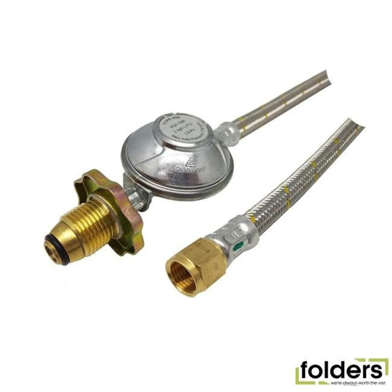 Gas regulator and hose - 3/8" sae - pol 3/8" sae female 1800mm