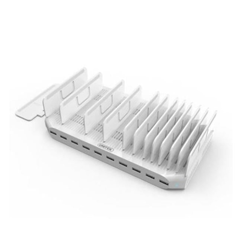 Unitek 10 Port Usb Smart Charging Station. 10 Port 2.4A Usb-A. Max