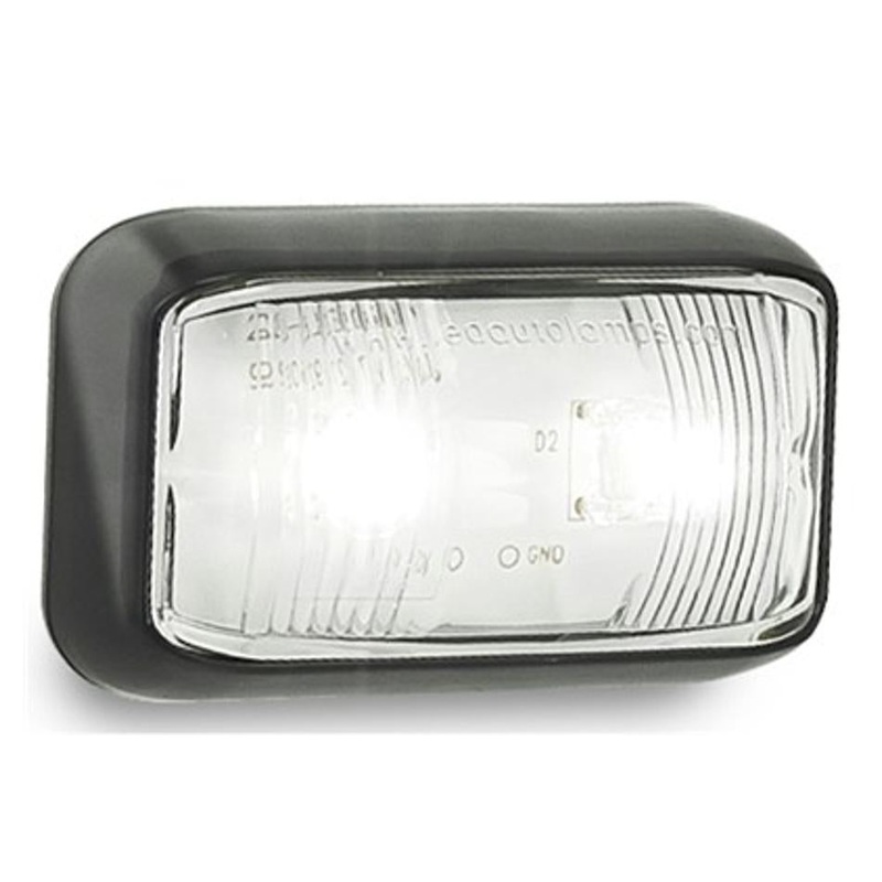 Vehicle Clearance Lights - Clear White Front Outline Marker TTE183