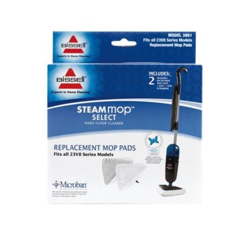Bissell Steam Mop Select Replacement Pads 3961