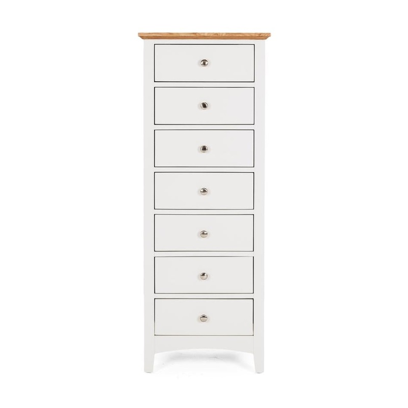 Furniture By Design Jessica 7drw Tallboy OAK TOP GHPROG2691LT