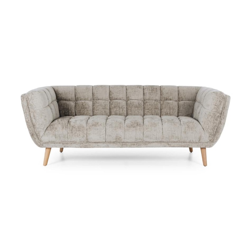 Furniture By Design Towelie 3 Seater Pearl Grey PLTOW3SLG