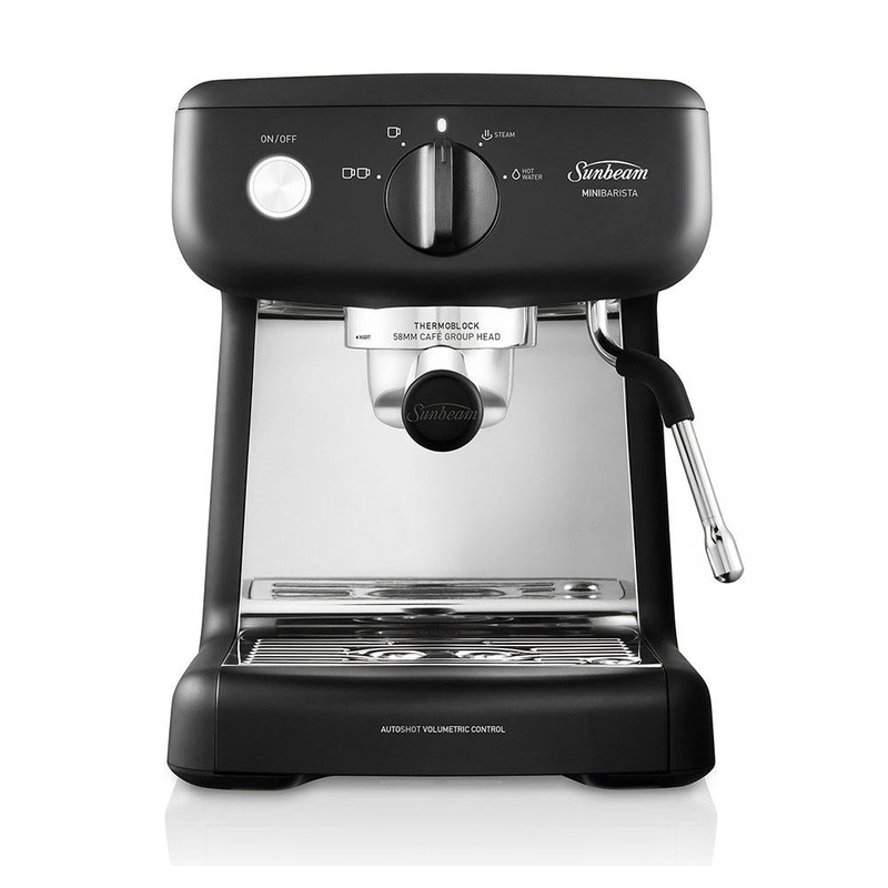 Sunbeam Mini Barista Espresso Machine Black Classics EM4300K
