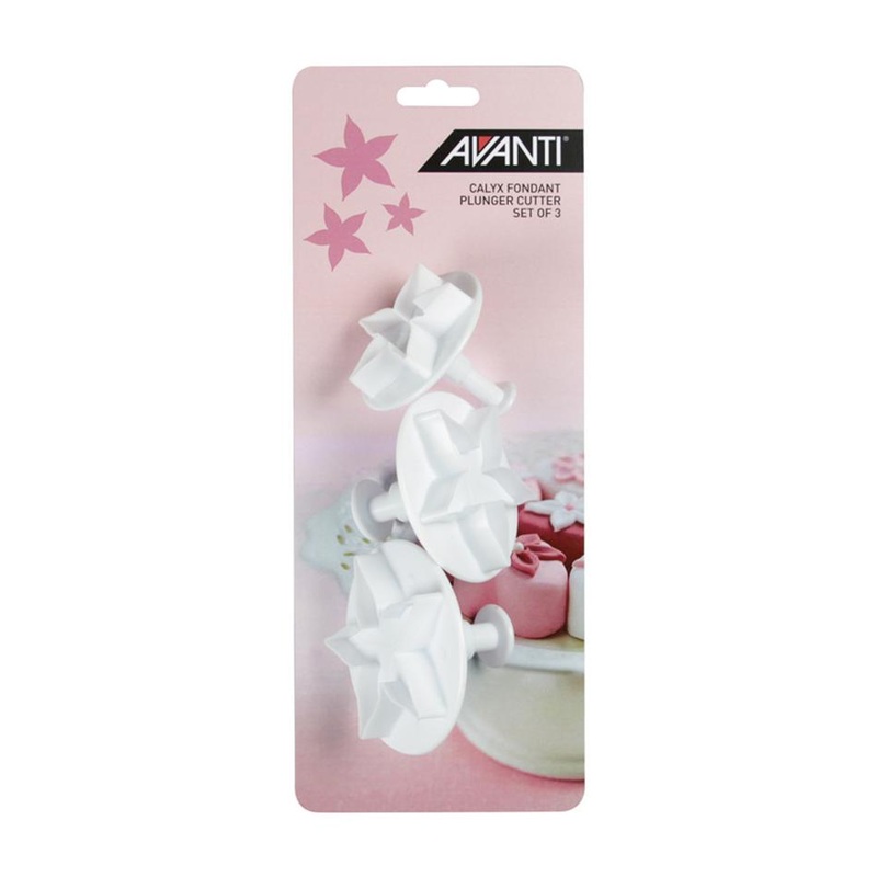 Avanti Calyx Fondant Plunger Cutter Set - 3 Piece 16538