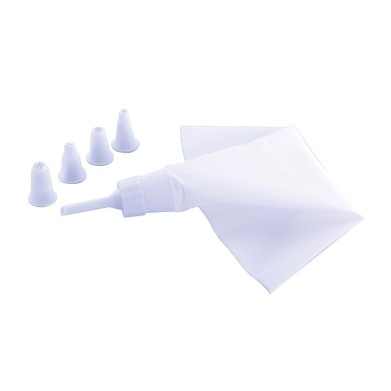 Avanti Icing Set With 5 Plastic Nozzles - Peva 35Cm Bag 16637