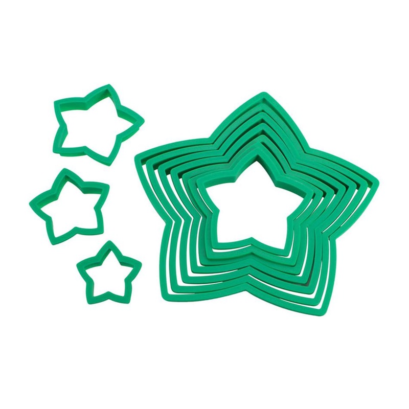 Avanti Star Christmas Tree Cookie Cutter Set - 10 Piece Set 16624