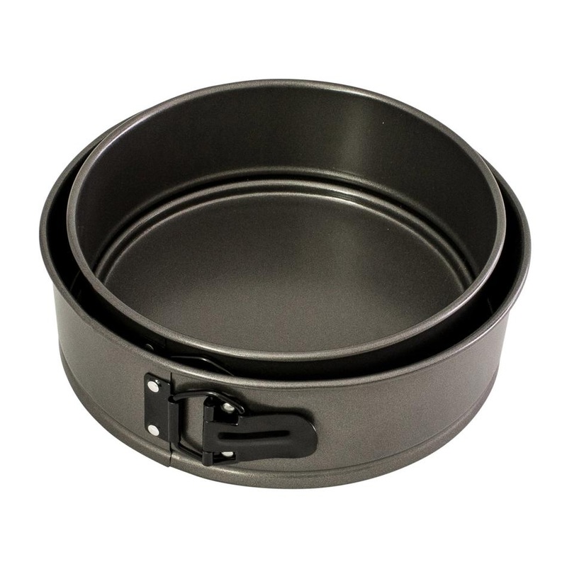 Bakemaster Springform Cake Pan Twin Pack, 20cm & 23cm - Non-Stick