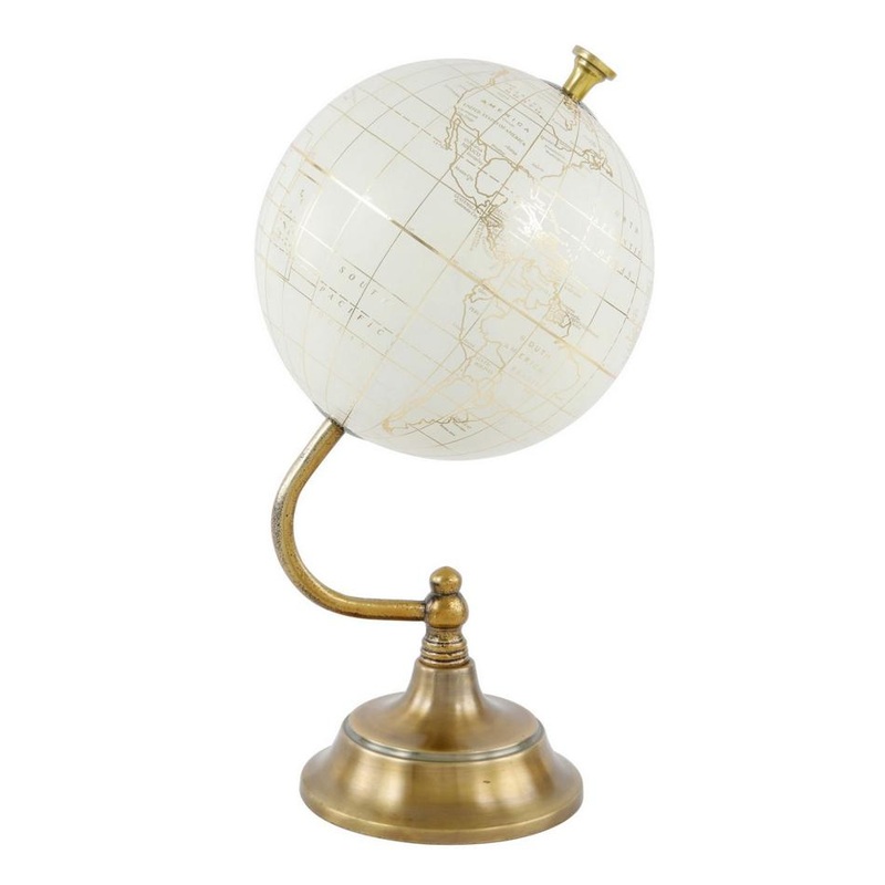 Rembrandt 8' White Globe W/ Wooden Base TK1195