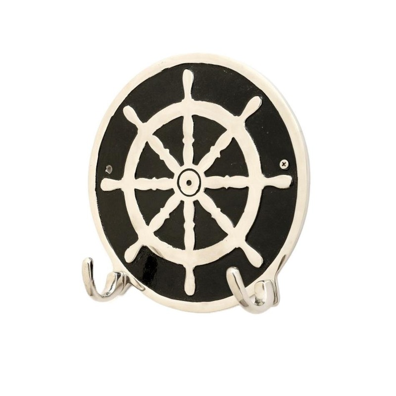 Rembrandt Aluminium Ship Wheel Wall Hook TK1260