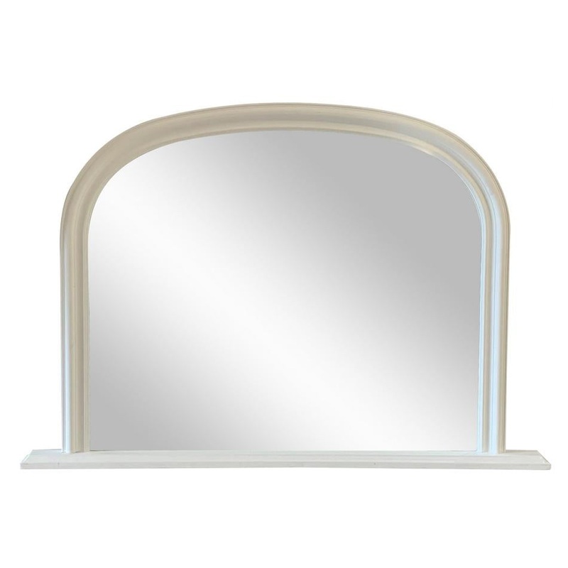 Rembrandt Bordeaux Mantle Mirror White AL1008
