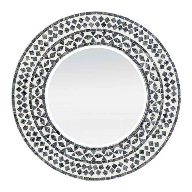 Rembrandt Round Capiz Wall Mirror SE2446