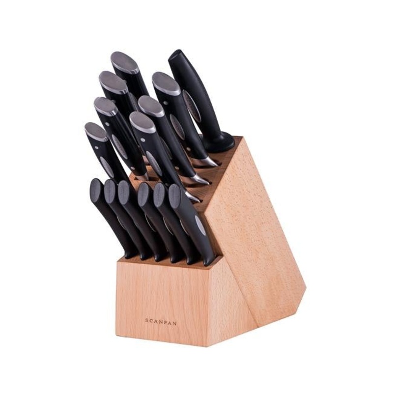 Scanpan 15 Piece Cutlery Block: